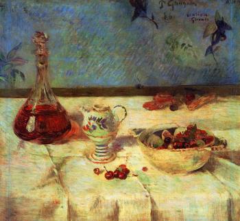 Paul Gauguin : Still Life with Cherries